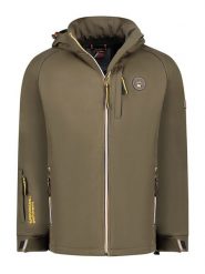 Geographical Norway Kurtka softshellowa "Tabim" w kolorze khaki rozmiar: S. Brązowe kurtki outdoor męskie Geographical Norway, s, bez wzorów, bez kaptura. Za 170.87 zł.