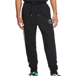 Spodnie sportowe męskie Nike Psg Jordan. Czarne spodnie sportowe męskie Nike, z bawełny. Za 295.50 zł.
