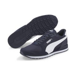 Buty sportowe męskie Puma St Runner V3 NL. Niebieskie buty sportowe na co dzień męskie Puma, z materiału, bez zapięcia, trekkingowe. W wyprzedaży za 249.00 zł.