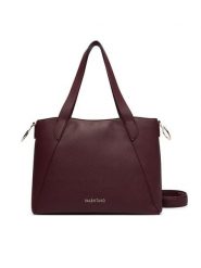 Valentino Torebka Thaoe Re VBSA5M02 Bordowy. Czerwone torebki klasyczne damskie Valentino, bez wzorów, ze skóry, bez dodatków. Za 749.99 zł.