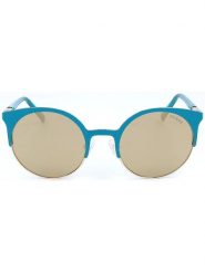 Guess Okulary przeciwsłoneczne unisex w kolorze jasnobrązowo-turkusowym rozmiar: 51. Brązowe okulary przeciwsłoneczne damskie Guess. Za 127.35 zł.