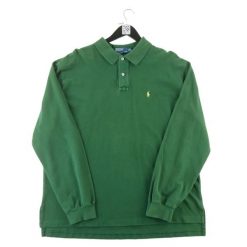 Second life - Polo Ralph Lauren męska koszulka z długim rękawem - Jak nowy. Zielone koszulki męskie z długim rękawem Ralph Lauren, m, bez wzorów, bez ramiączek. Za 127.76 zł.
