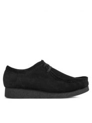 Clarks Mokasyny Wallabee Evo 261728207 Czarny. Czarne mokasyny męskie Clarks, ze skóry. Za 419.99 zł.