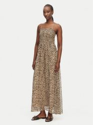ONLY Sukienka letnia Elena 15352634 Czarny Regular Fit. Czarne sukienki damskie Only, na lato, s, bez wzorów, z syntetyku, bez kołnierzyka, bez ramiączek. Za 189.99 zł.