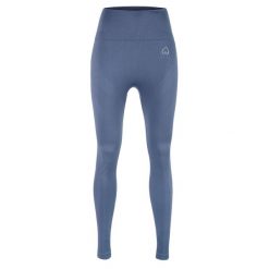 Legginsy fitness damskie Beshaped Femme Force bezszwowe. Niebieskie legginsy sportowe damskie BESHAPED, s, bez wzorów, z nylonu, na fitness i siłownię. Za 179.00 zł.