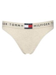 Tommy Hilfiger Stringi UW0UW06227 Écru. Stringi damskie Tommy Hilfiger, xs, bez wzorów, z bawełny. Za 79.99 zł.