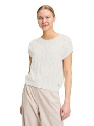 BETTY & CO Sweter w kolorze kremowym rozmiar: 44. Brązowe swetry klasyczne damskie Betty & Co., bez kołnierzyka. Za 123.45 zł.