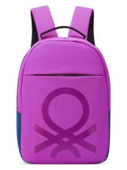 Delsey x Benetton Plecak "Fabrica" w kolorze różowym - 30 x 44 x 14 cm rozmiar: onesize. Różowe plecaki damskie Delsey x Benetton, bez wzorów, z materiału. Za 175.67 zł.