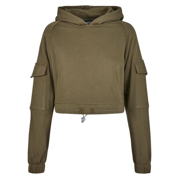 Damska bluza z kapturem Urban Classics Szorty worker. Białe bluzy z kapturem damskie Urban Classics. Za 214.00 zł.