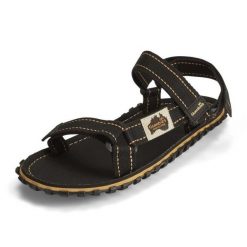 Sandały Gumbies Tracker Sandals Unisex Black GU-SATRA001 czarne. Czarne sandały męskie z bawełny, bez zapięcia. Za 319.13 zł.