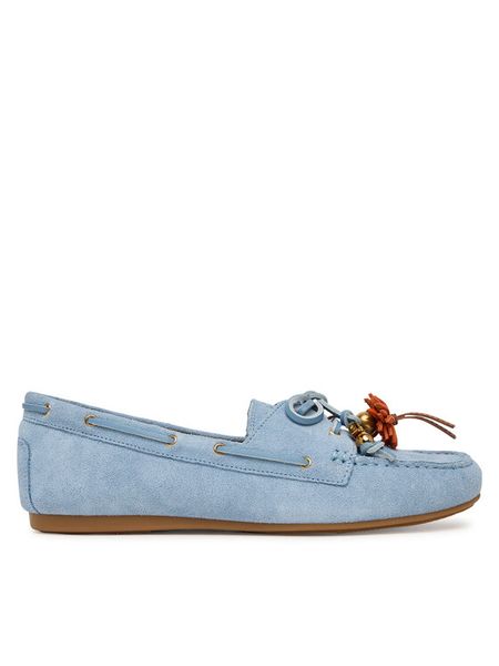 MICHAEL Michael Kors Mokasyny 40S6FAFR2S Błękitny. Niebieskie mokasyny damskie MICHAEL Michael Kors, ze skóry. Za 629.99 zł.