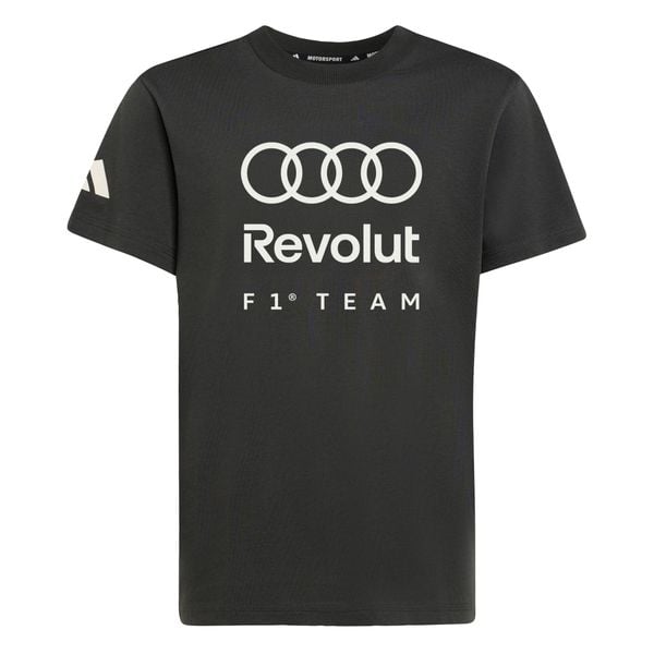 Koszulka Z Grafiką Audi Revolut F1 Team Dna. Czarne bluzki damskie Adidas, bez wzorów, z dzianiny, bez kołnierzyka. Za 129.00 zł.