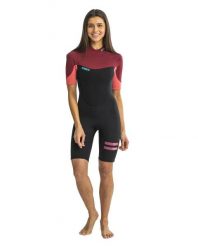 Kombinezon damski Jobe Sports Sofia. Czerwone kombinezony damskie JOBE, l, bez wzorów, z materiału, sportowe, bez kołnierzyka, bez ramiączek, krótkie. Za 399.99 zł.