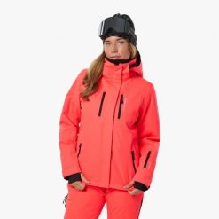 Kurtka Narciarska Narciarstwo Kobieta Cervinia Wodoodporny. Fioletowe kurtki damskie SWEDEMOUNT, na zimę, m, bez wzorów, z elastanu, bez kaptura. Za 599.99 zł.