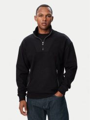 HUGO Bluza Derenzip Half Zip 50568234 Czarny Regular Fit. Czarne bluzy bez kaptura męskie Hugo, l. Za 629.99 zł.