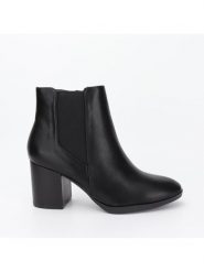 La Bottine Souriante Botki w kolorze czarnym rozmiar: 38. Czarne botki damskie La Bottine Souriante, z materiału, eleganckie, bez obcasa, bez zapięcia. Za 87.40 zł.