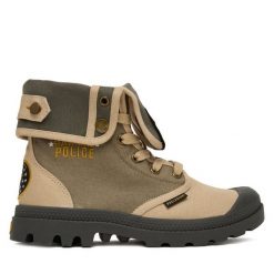 Trapery Palladium. Zielone trapery damskie Palladium, bez obcasa. Za 489.99 zł.