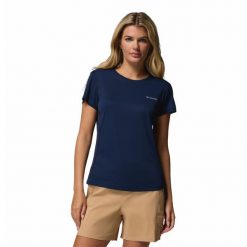 Columbia Koszulka Zero Rules 2131723464. Niebieskie bluzki sportowe damskie Columbia, xs, bez wzorów, bez ramiączek. Za 113.99 zł.
