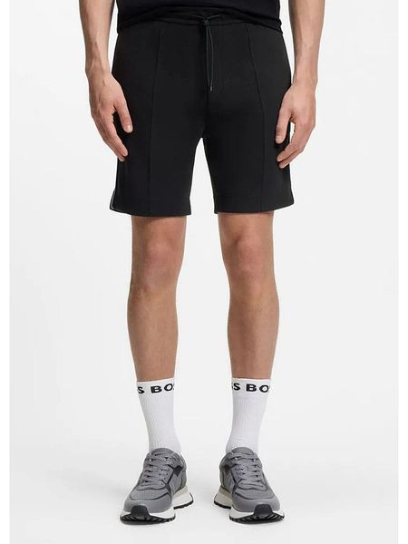Hugo Boss Fashion Szorty dresowe w kolorze czarnym rozmiar: L. Czarne szorty męskie Hugo Boss Fashion, bez wzorów, z dresówki. Za 259.13 zł.