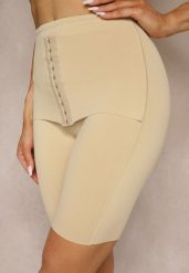 Beżowa Bielizna modelująca Majtki Typu Szorty High Waist Liradelle. Brązowa bielizna wyszczuplająca Renee, z jeansu. Za 44.99 zł.