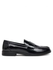 Calvin Klein Lordsy City Sleek HW0HW02306 Czarny. Czarne mokasyny damskie CALVIN KLEIN, ze skóry. Za 349.99 zł.