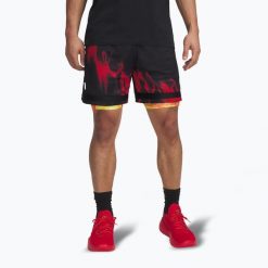 Spodenki koszykarskie męskie Uder Armour Curry Statement I. Czarne szorty sportowe męskie Under Armour, m, na fitness i siłownię. Za 279.99 zł.