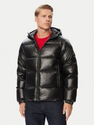 Tommy Hilfiger Kurtka puchowa MW0MW45304 Czarny Regular Fit. Czarne kurtki męskie Tommy Hilfiger, m, bez wzorów, z puchu, bez kaptura. Za 1,599.00 zł.