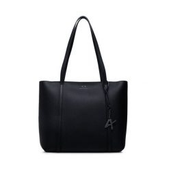 Torebka Armani Exchange. Czarne torebki klasyczne damskie Armani Exchange, bez wzorów, bez dodatków. Za 449.99 zł.