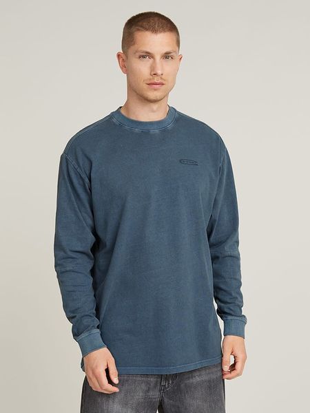 G-Star Bluza w kolorze niebieskim rozmiar: XS. Niebieskie bluzy bez kaptura męskie G-Star, xs, z bawełny. Za 119.95 zł.