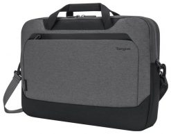 Torba Targus Cypress 15.6'' Briefcase EcoSmart szary. Szare torby na laptopa damskie Targus, bez wzorów, z materiału. Za 209.00 zł.