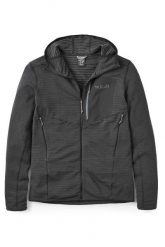 Bluza trekkingowa męska Ascendor Light Hoody. Czarne bluzy z kapturem męskie RAB, m, z hardshellu. Za 449.99 zł.