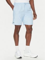 Lacoste Szorty tenisowe GH353T Błękitny Regular Fit. Niebieskie szorty męskie Lacoste, m, z syntetyku, tenisowe. Za 189.99 zł.