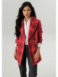 Aniston Kurtka przejściowa w kolorze czerwonym rozmiar: 40. Czerwone kurtki damskie Aniston, bez wzorów, bez kaptura. Za 191.88 zł.