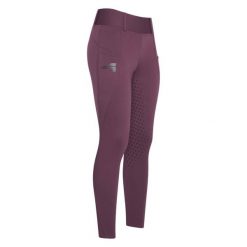 Damskie legginsy jeździeckie z pełną przyczepnością Easy Rider Don. Czerwone legginsy damskie EASY RIDER, bez wzorów. Za 490.95 zł.