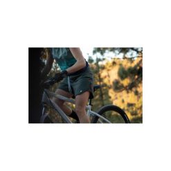Szorty na rower MTB ST 500 damskie. Niebieskie spodenki sportowe damskie ROCKRIDER, xl, z elastanu, rowerowe. W wyprzedaży za 89.99 zł.