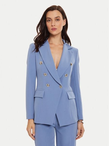 Maryley Marynarka 24IB139/43SH Niebieski Regular Fit. Niebieskie marynarki i żakiety damskie Maryley, s, bez wzorów, z syntetyku. Za 289.99 zł.