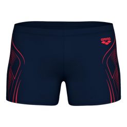 Kąpielówki męskie spodenki bokserki pływackie na basen Arena Reflecting. Niebieskie kąpielówki męskie Arena, m, bez wzorów, z materiału, na fitness i siłownię. Za 161.98 zł.