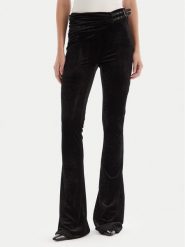 Versace Jeans Couture Legginsy 79HAC322 J0237 Czarny Slim Fit. Czarne jeansy damskie Versace Jeans Couture, bez wzorów, z jeansu. Za 859.99 zł.