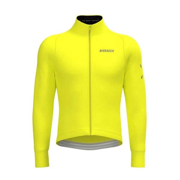 Kurtka Bioracer Tempest Protect Pixel. Żółte kurtki męskie BIORACER, na zimę, s, bez wzorów, z materiału, klasyczne, bez kaptura. Za 842.70 zł.