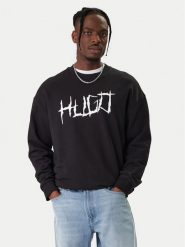 HUGO Bluza Namenex 50554392 Czarny Regular Fit. Czarne bluzy bez kaptura męskie Hugo, m, z bawełny. Za 399.99 zł.