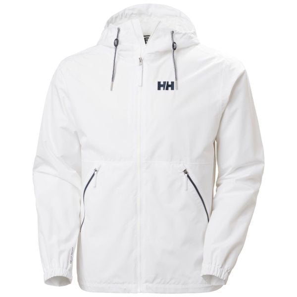 Kurtka wodoodporna z kapturem Helly Hansen Sandoy. Białe kurtki męskie Helly Hansen, l, bez wzorów, z materiału, z kapturem. Za 669.00 zł.