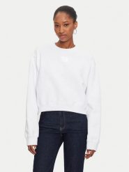 REPLAY Bluza W3104D.000.23040P Biały Regular Fit. Białe bluzy bez kaptura damskie Replay, m, z bawełny. Za 259.99 zł.