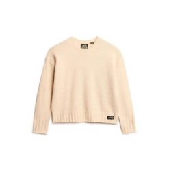Sweter damski Superdry Essential. Czerwone swetry klasyczne damskie Superdry., l, z dzianiny, bez kołnierzyka. Za 305.35 zł.
