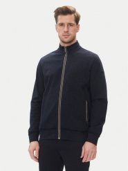 Bugatti Bluza 8750 75170C Granatowy Regular Fit. Niebieskie bluzy bez kaptura męskie Bugatti, m, z bawełny. Za 349.99 zł.
