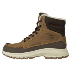 Buty trekkingowe Helly Hansen garibaldi V3. Brązowe buty trekkingowe męskie Helly Hansen, z gumy, bez zapięcia. Za 678.25 zł.
