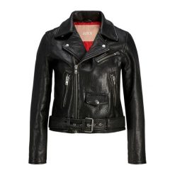 Kurtka skórzana dla kobiet JJXX holly biker. Czarne kurtki damskie JJXX, l, bez wzorów, ze skóry, bez kaptura. Za 932.30 zł.
