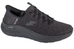 Buty sportowe męskie, Slip-ins: Arch Fit 2.0 - Look Ahead. Czarne buty sportowe na co dzień męskie Skechers, z materiału, bez zapięcia, trekkingowe. Za 399.99 zł.