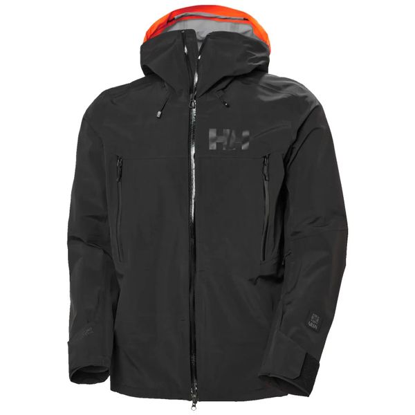 Kurtka narciarska Helly Hansen Sogn Shell 2.0. Czarne kurtki męskie Helly Hansen, m, bez wzorów, bez kaptura, narciarskie. Za 1,585.25 zł.