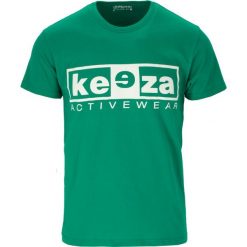 Koszulka sportowa męska KEEZA bawełniana. Zielone t-shirty sportowe męskie KEEZA, m, z bawełny, bez ramiączek, do piłki nożnej. Za 26.00 zł.