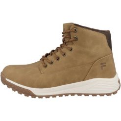Trapery męskie, Fila Lance XXI Mid. Brązowe buty zimowe męskie Fila, z gumy, bez zapięcia. Za 229.99 zł.